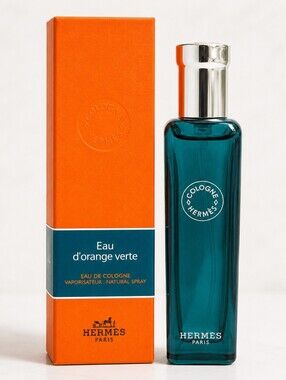 Hermès Eau d'Orange Verte Cologne — Teal Bottle, Orange Box 15 Ml